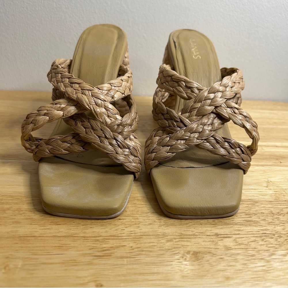 Kaanas Braided Tan Sandals